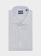 Camicia a righe collo francese in puro cotone - StepByStep