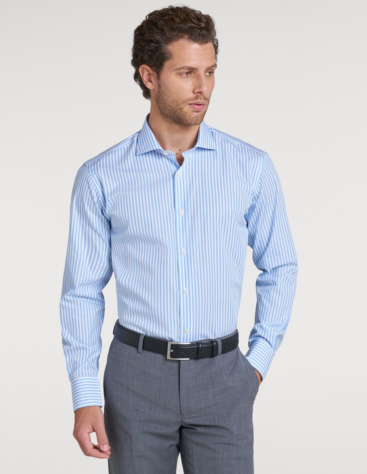 Camicia bastoncino in cotone. - StepByStep