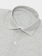 Camicia fantasia in puro cotone con collo francese - StepByStep