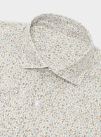 Camicia fantasia in puro cotone con collo francese - StepByStep