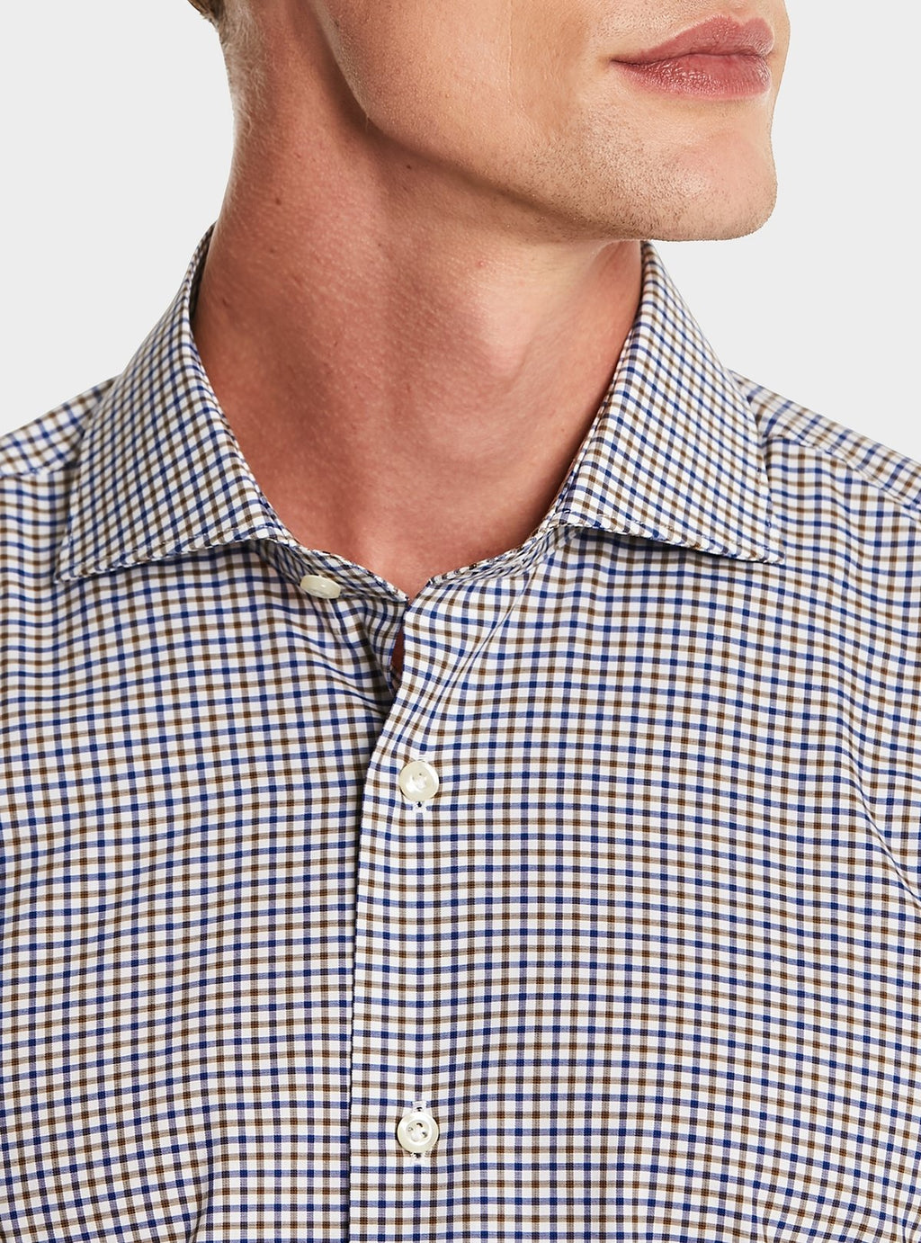 Camicia in cotone a quadretti - StepByStep