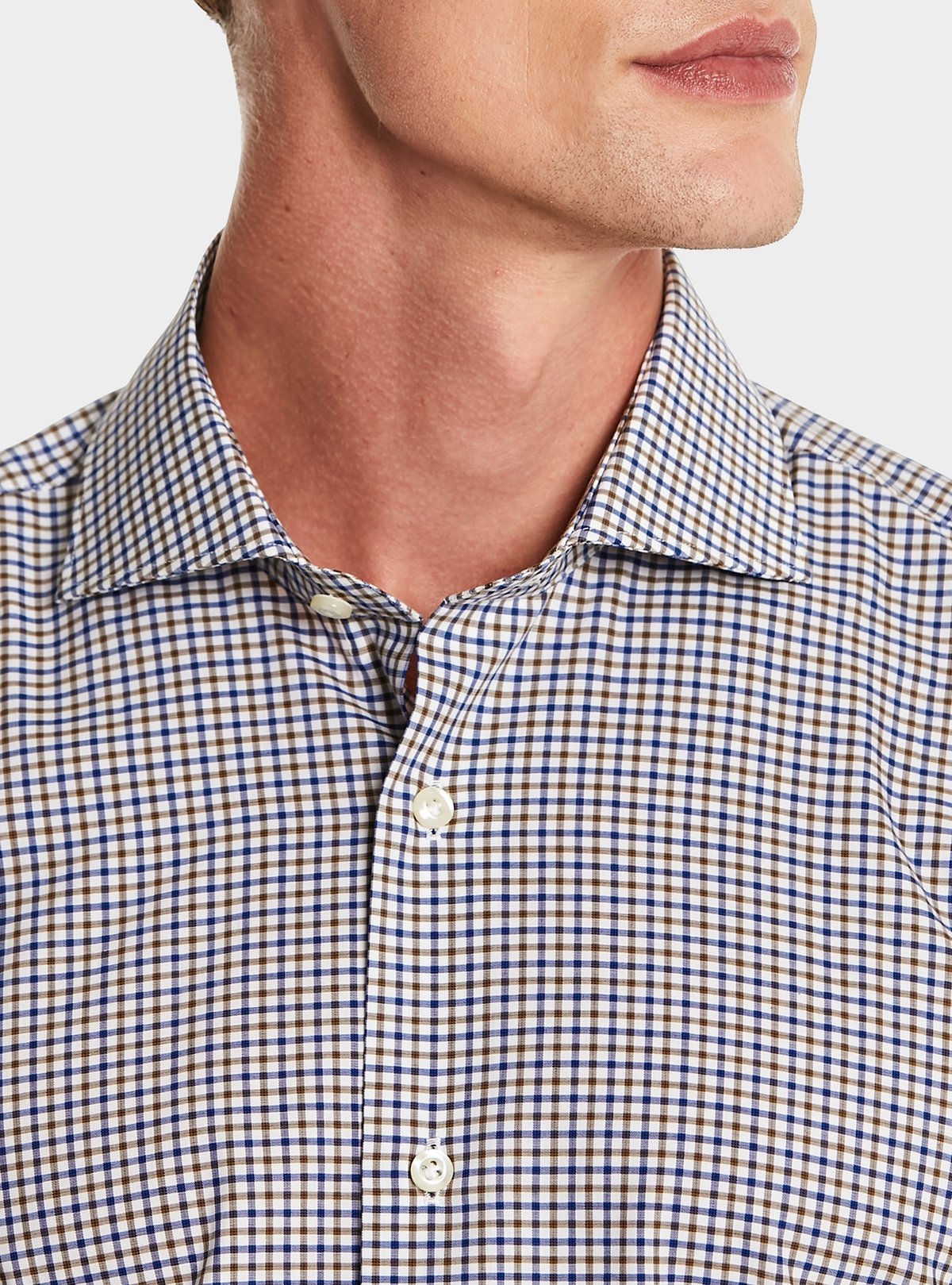 Camicia in cotone a quadretti - StepByStep