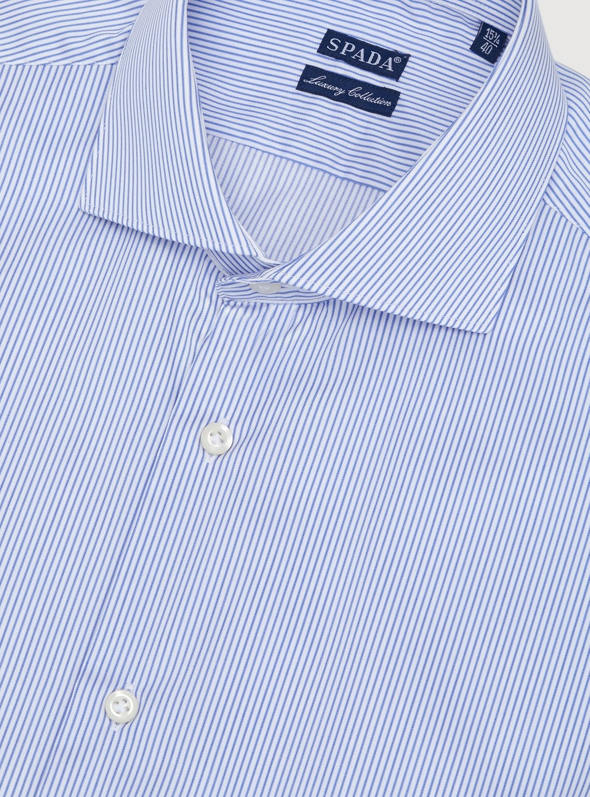 Camicia in cotone a riga stretta - StepByStep