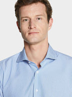 Camicia in cotone a righe strette - StepByStep