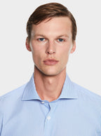 Camicia in cotone collo francese a righe strette - StepByStep