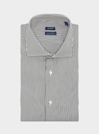 Camicia in cotone multiriga con collo francese - StepByStep