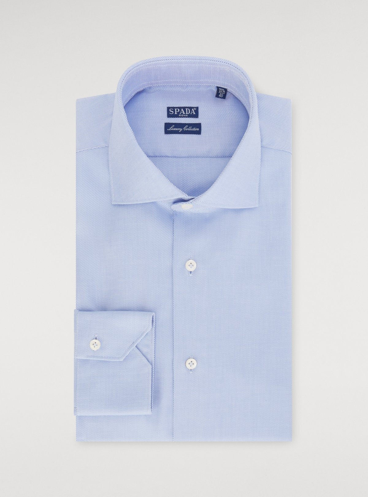 Camicia in cotone trama diagonale - StepByStep