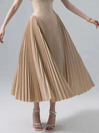 Camisole Backless Party Dress with Pleated and Patchwork Details For Women, SoHo, BYMANYC New York. - StepByStep