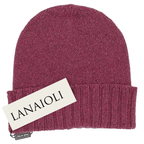 Cappello Donna Bordo a Coste Cashmere Rigenerato - StepByStep
