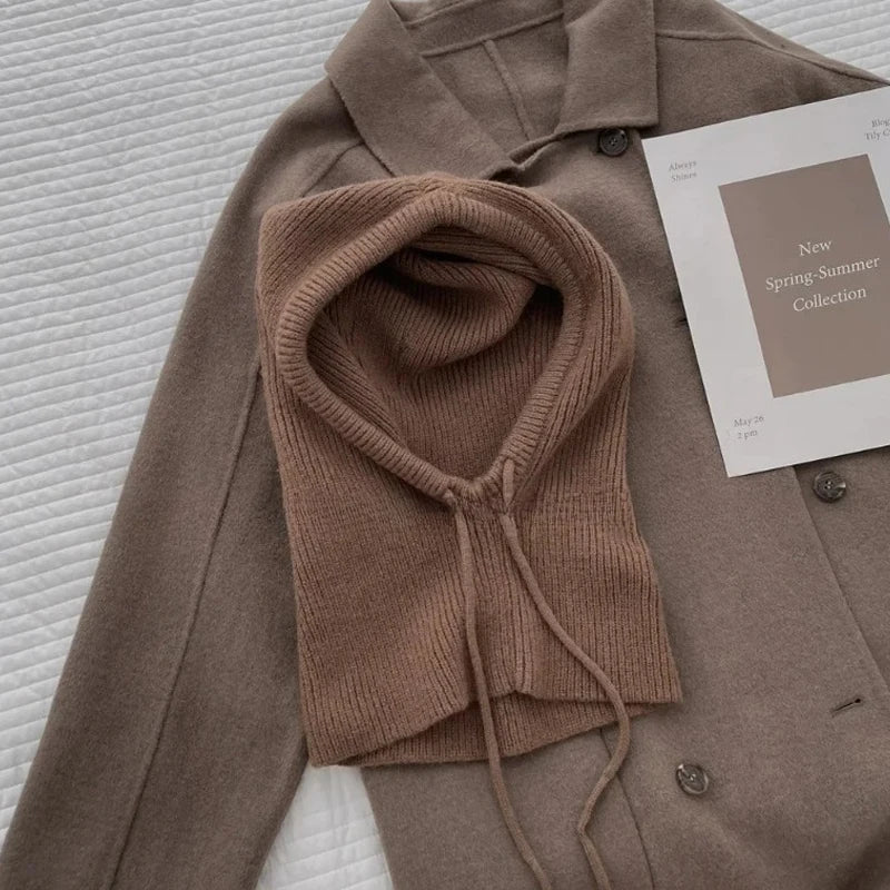 Cappello passamontagna lavorato a maglia stile coreano invernale - StepByStepNow