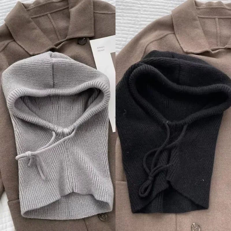 Cappello passamontagna lavorato a maglia stile coreano invernale - StepByStepNow