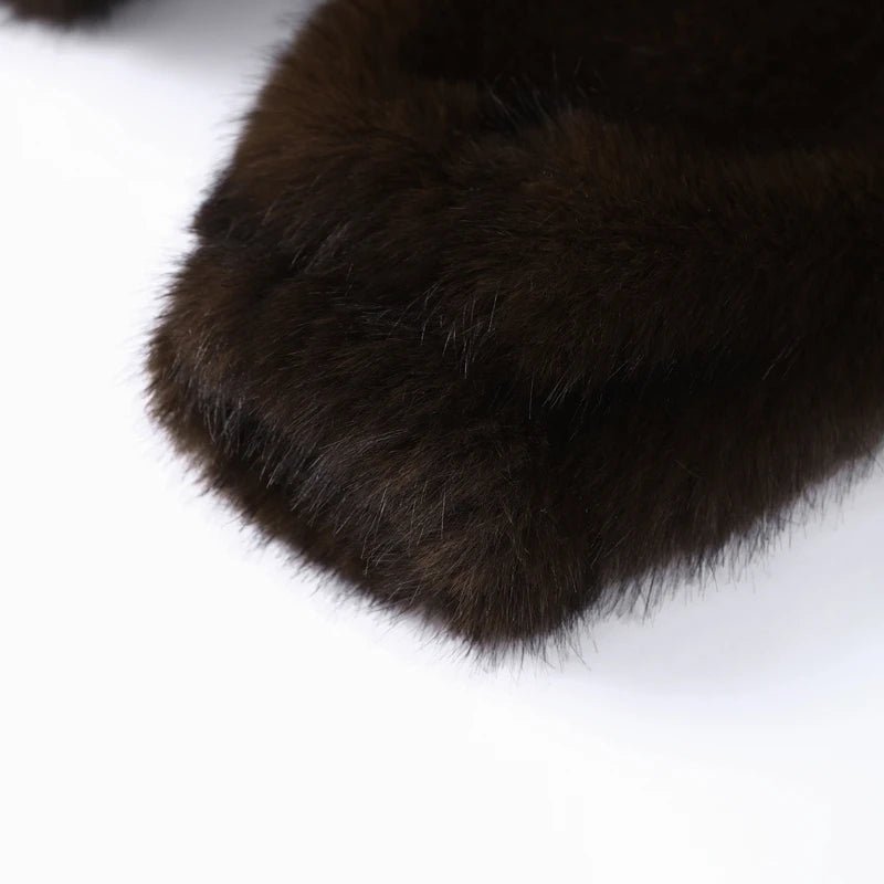 Cappotto da donna in pelliccia sintetica con cappuccio - StepByStepNow