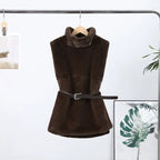 Cappotto da donna in pelliccia sintetica con cappuccio - StepByStepNow