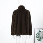 Cappotto da donna in pelliccia sintetica con cappuccio - StepByStepNow