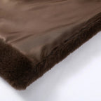 Cappotto da donna in pelliccia sintetica con cappuccio - StepByStepNow