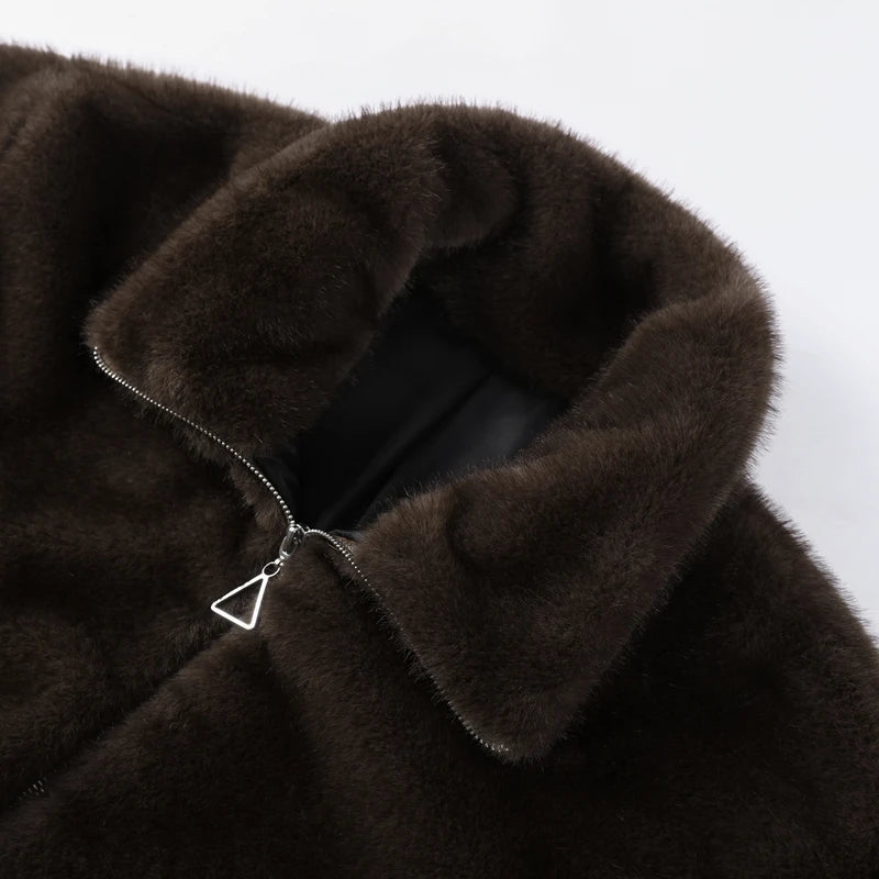 Cappotto da donna in pelliccia sintetica con cappuccio - StepByStepNow