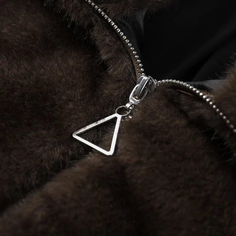 Cappotto da donna in pelliccia sintetica con cappuccio - StepByStepNow