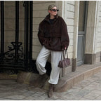 Cappotto da donna in pelliccia sintetica con cappuccio - StepByStepNow