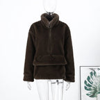 Cappotto da donna in pelliccia sintetica con cappuccio - StepByStepNow