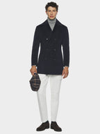 Cappotto doppiopetto tinta unita - StepByStep