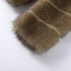 Cappotto Ecologico da Donna in Finta Pelliccia Trendy - StepByStepNow