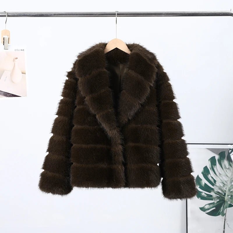 Cappotto Ecologico da Donna in Finta Pelliccia Trendy - StepByStepNow