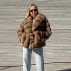 Cappotto Ecologico da Donna in Finta Pelliccia Trendy - StepByStepNow