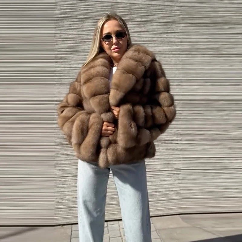 Cappotto Ecologico da Donna in Finta Pelliccia Trendy - StepByStepNow