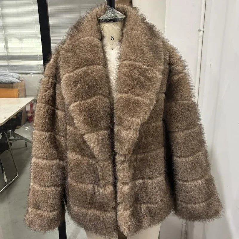 Cappotto Ecologico da Donna in Finta Pelliccia Trendy - StepByStepNow