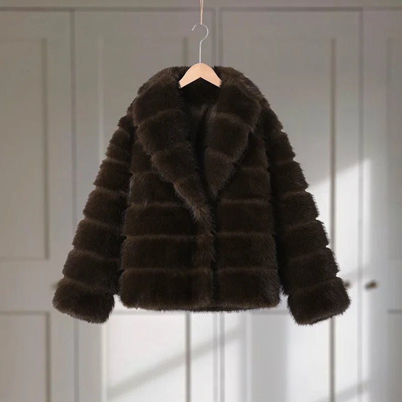 Cappotto Ecologico da Donna in Finta Pelliccia Trendy - StepByStepNow