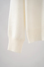 Cappotto maglione con cerniera femminile con tasca con perline cardigan lavorato a maglia con cappuccio 100% cashmere da donna - StepByStepNow