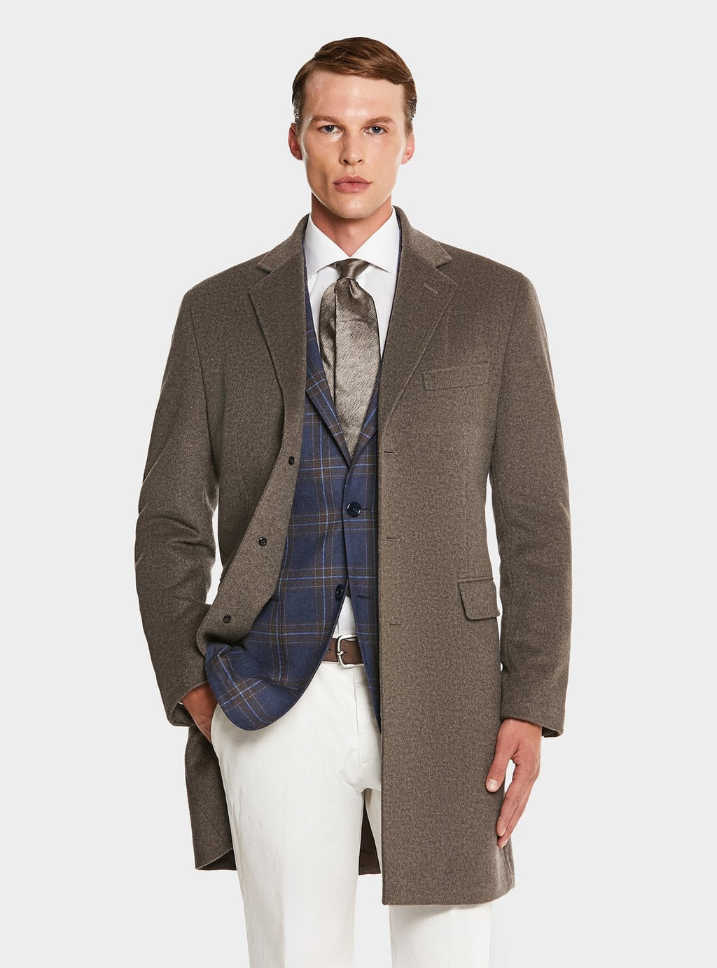 Cappotto monopetto in misto cashmere. - StepByStep