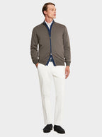 Cardigan con zip e bottoni. - StepByStep