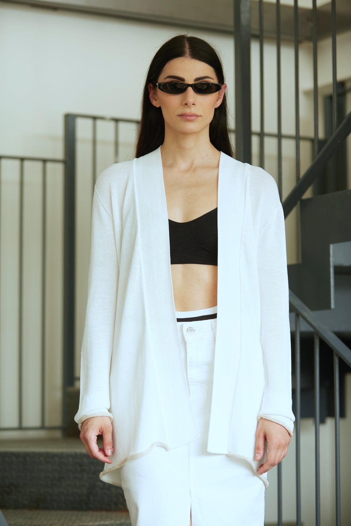 Cardigan in Viscosa Livaeco - Nour - StepByStep