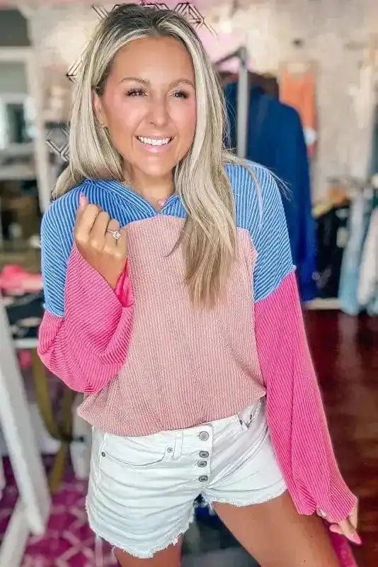 Casual Chroma Knit Hoodie - StepByStep