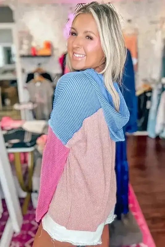 Casual Chroma Knit Hoodie - StepByStep