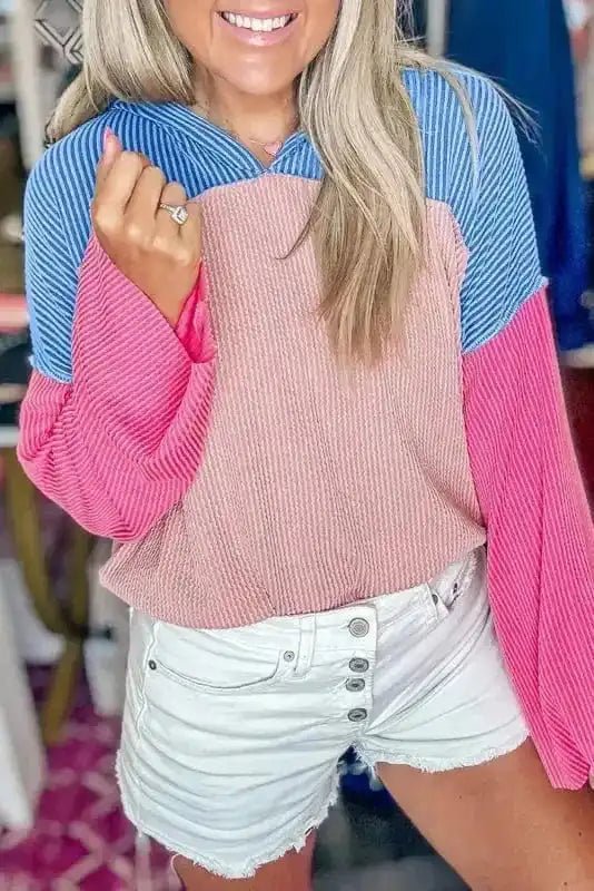 Casual Chroma Knit Hoodie - StepByStep