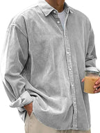 Casual Loose Men's Autumn And Winter Thick Shirt Jacket - StepByStepNow