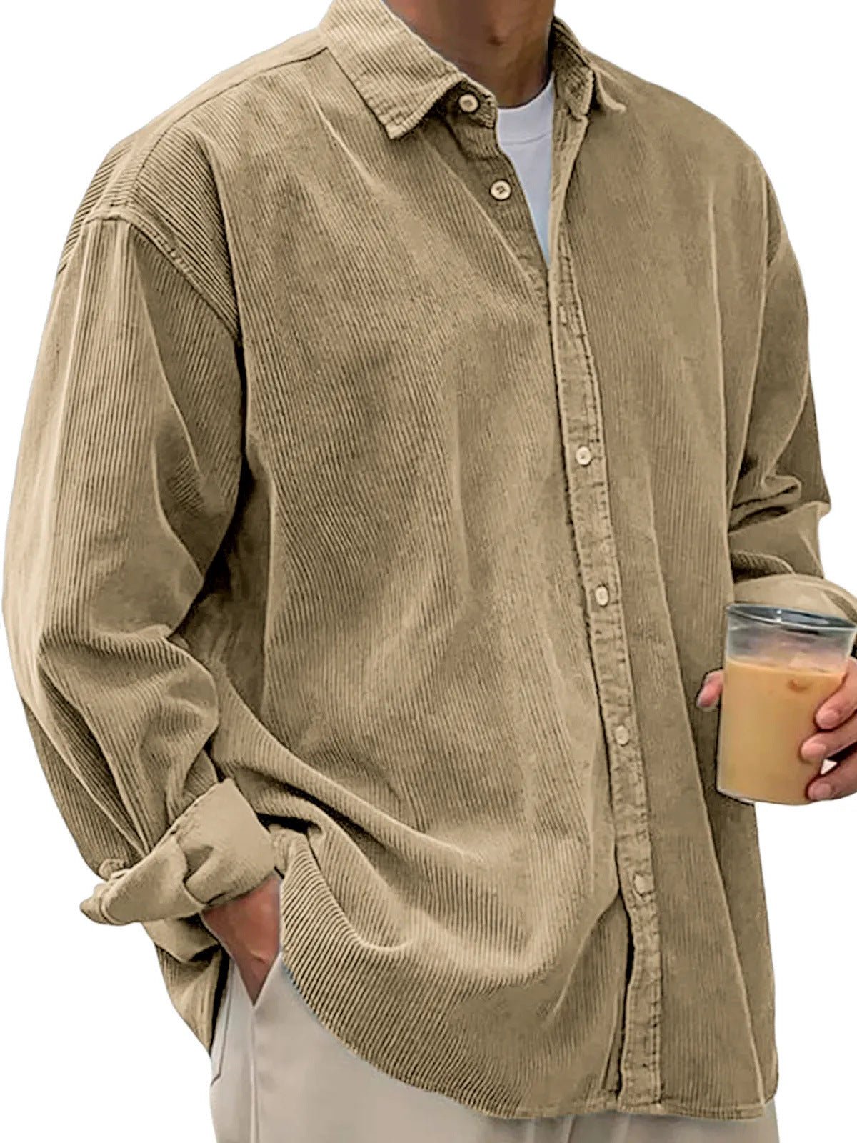 Casual Loose Men's Autumn And Winter Thick Shirt Jacket - StepByStepNow