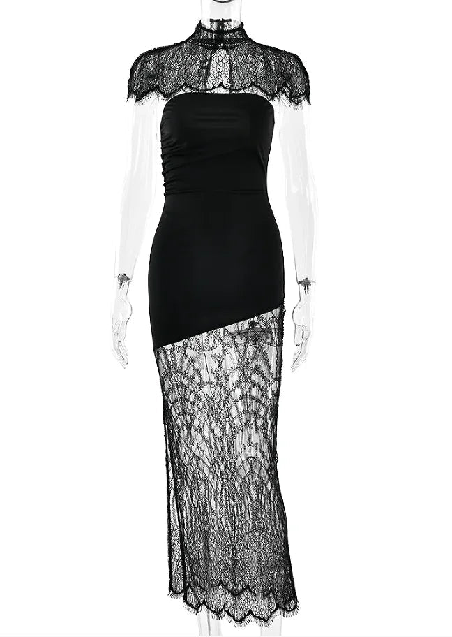 Chic V - Neck Printed Gown: Slim Waist Cinching Dress – Elegant 2026 Party Wear - StepByStepNow
