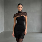 Chic V - Neck Printed Gown: Slim Waist Cinching Dress – Elegant 2026 Party Wear - StepByStepNow