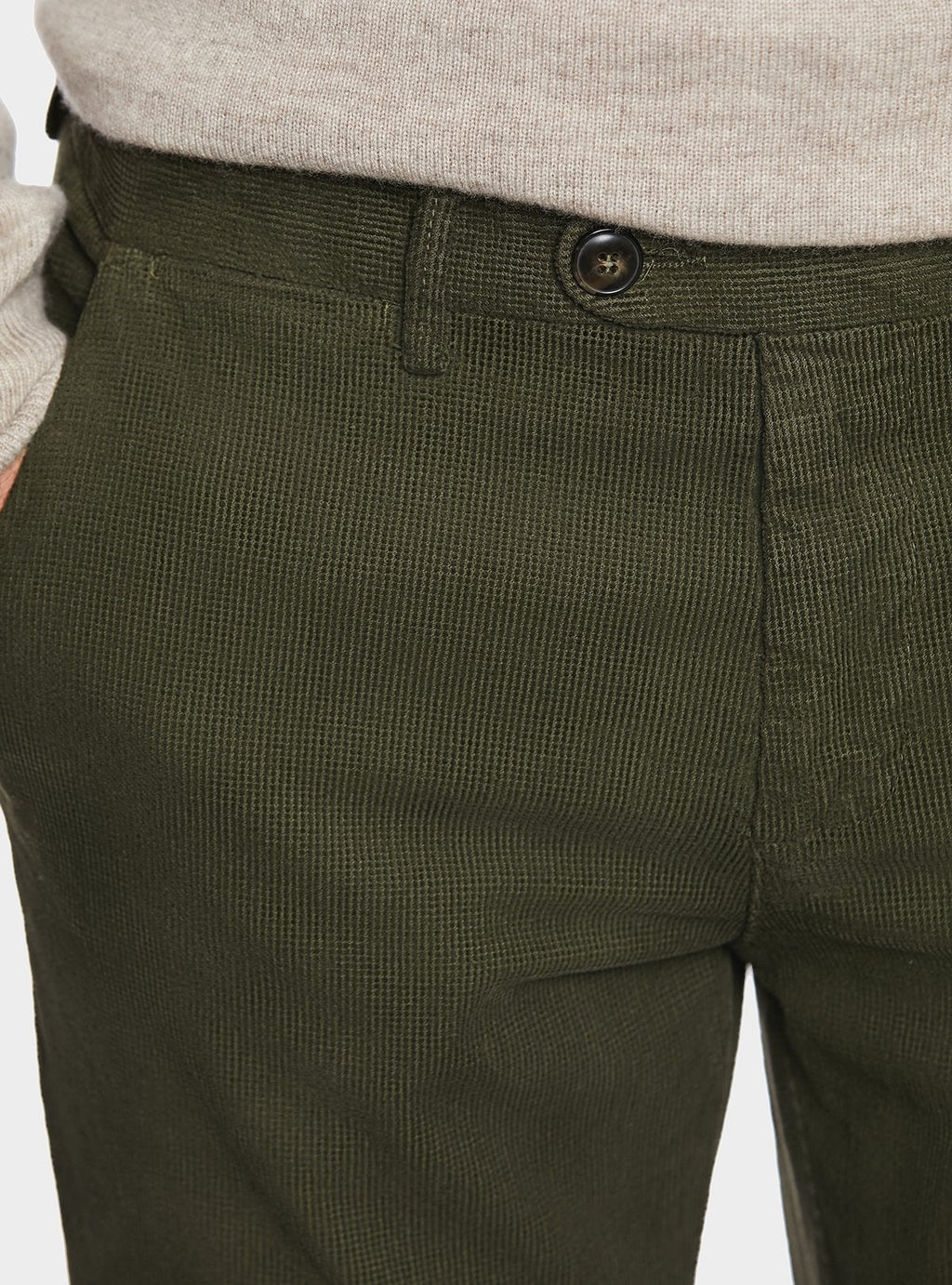 chinos in velluto a costa interrotta - StepByStep