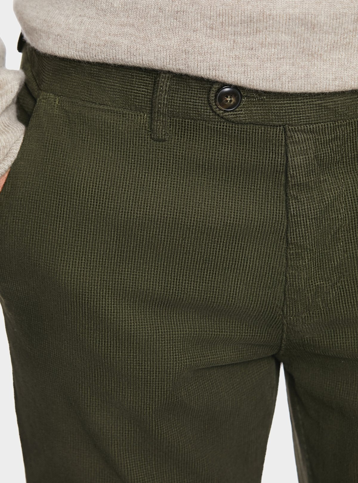 chinos in velluto a costa interrotta - StepByStep