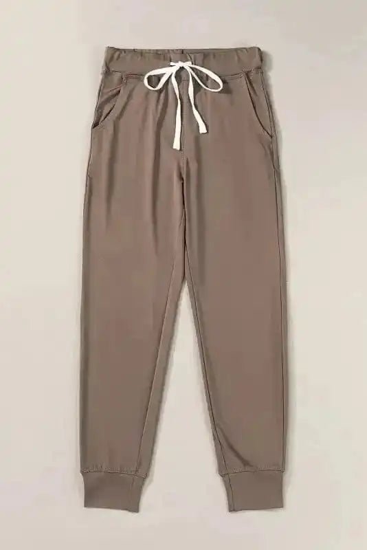 Cocoa Comfort Drawstring Joggers - StepByStep