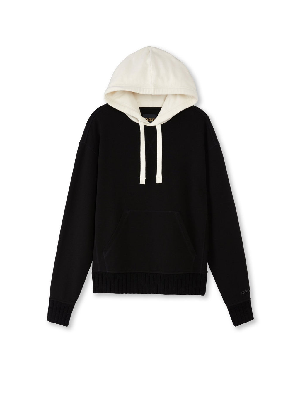 Colorblocked Hoodie (Black) - StepByStep