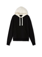 Colorblocked Hoodie (Black) - StepByStep
