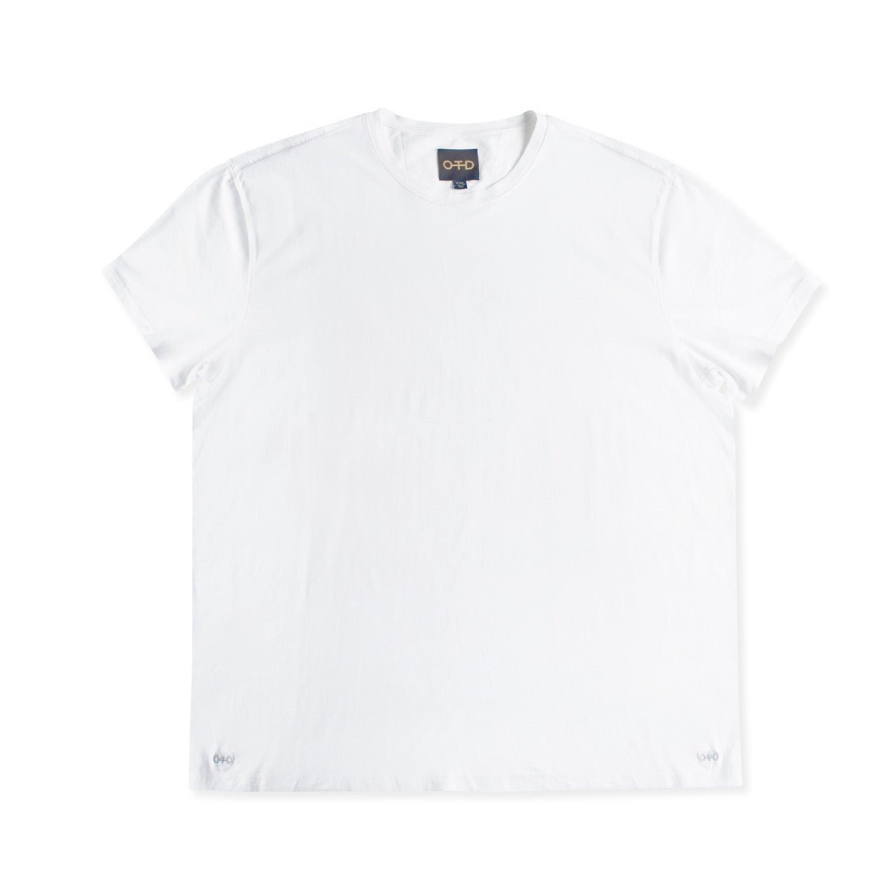Compact Jersey Crewneck Tee (White) - StepByStep