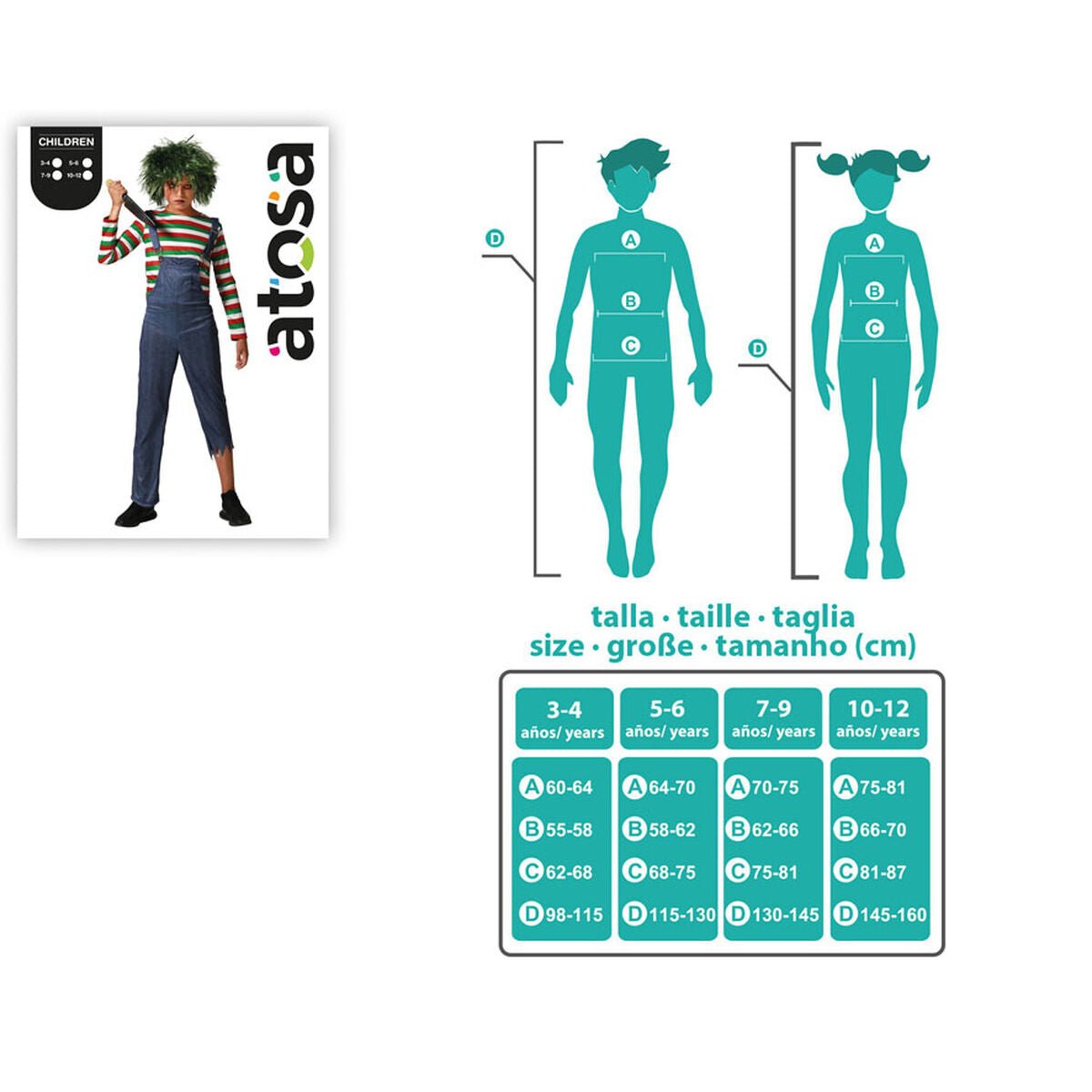 Costume for Children Figure Halloween - StepByStep