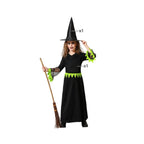 Costume for Children Green Witch Halloween - StepByStep