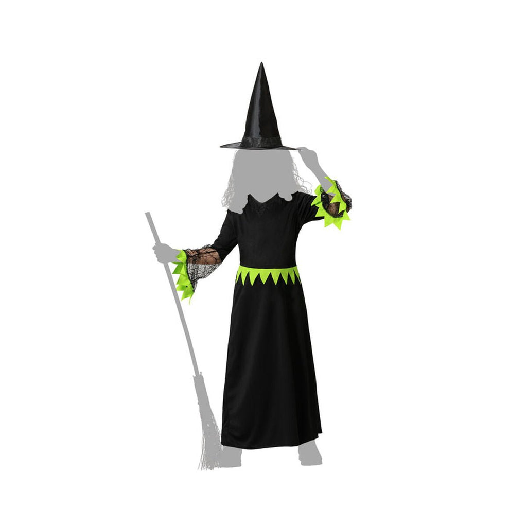 Costume for Children Green Witch Halloween - StepByStep